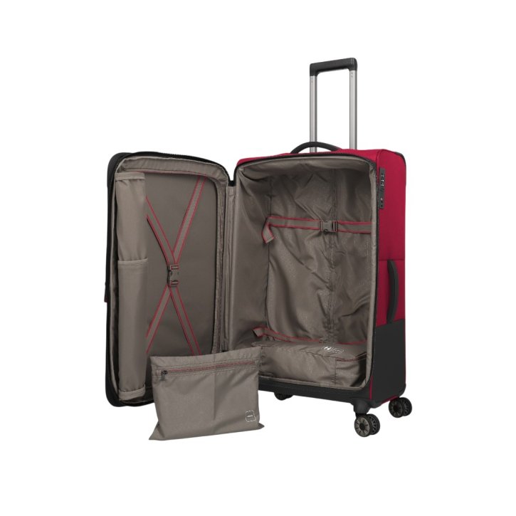 Travelite CROSSLITE 5.0 4w Trolley L erw. rot
